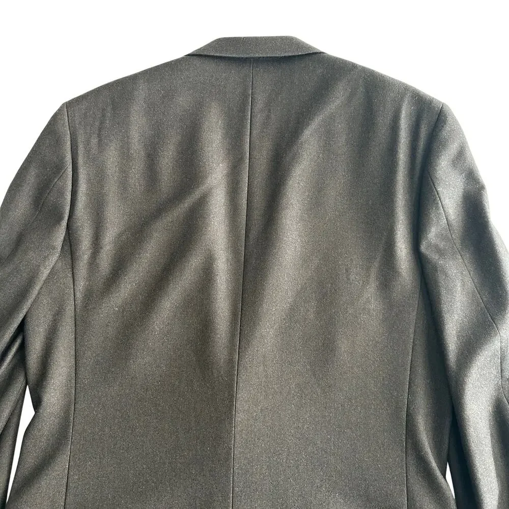 J‎ Crew NWT Ludlow 100% Italian Wool Slim Fit Heathered Navy Blazer Jacket 40 L
